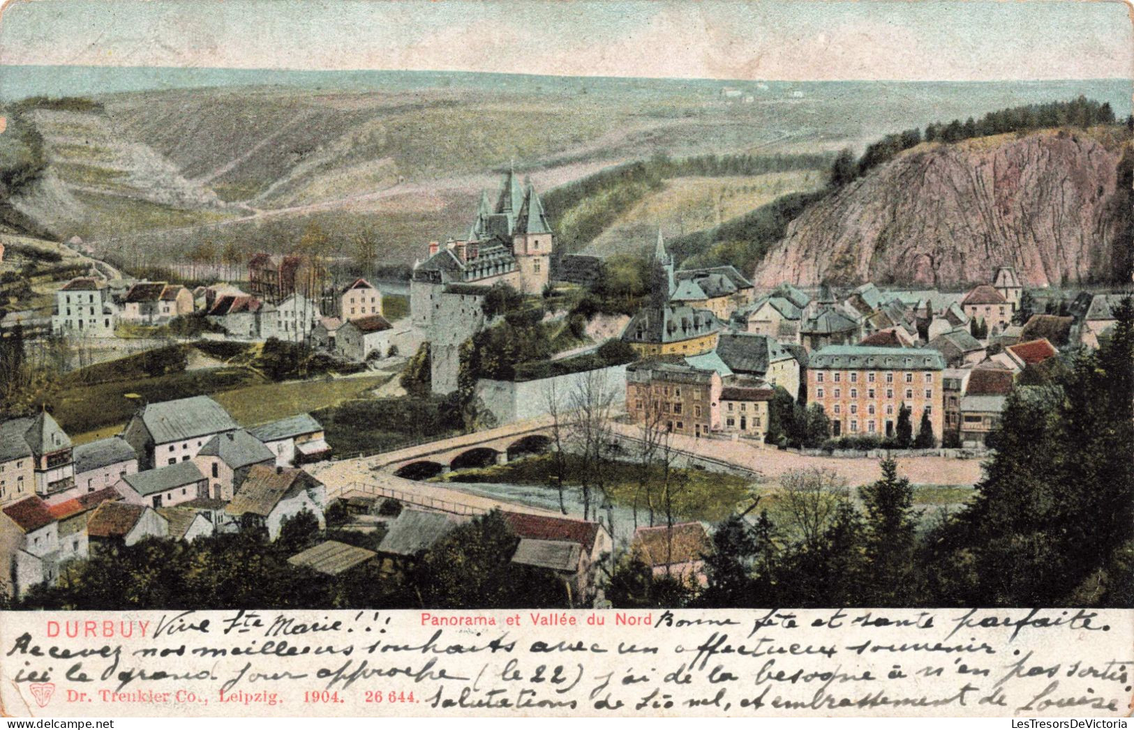 BELGIQUE -  Luxembourg - Durbuy - Panorama Et Vallée Du Nord - Carte Postale Ancienne - Durbuy