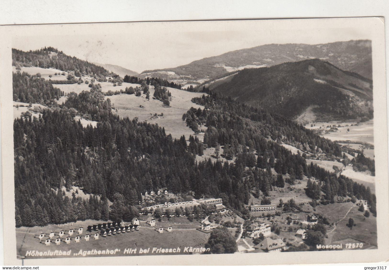 D4231) Höhenluftbad AGATHENHOF HIRT Bei FRIESACH - Kärnten - ALT ! 1933 - Friesach