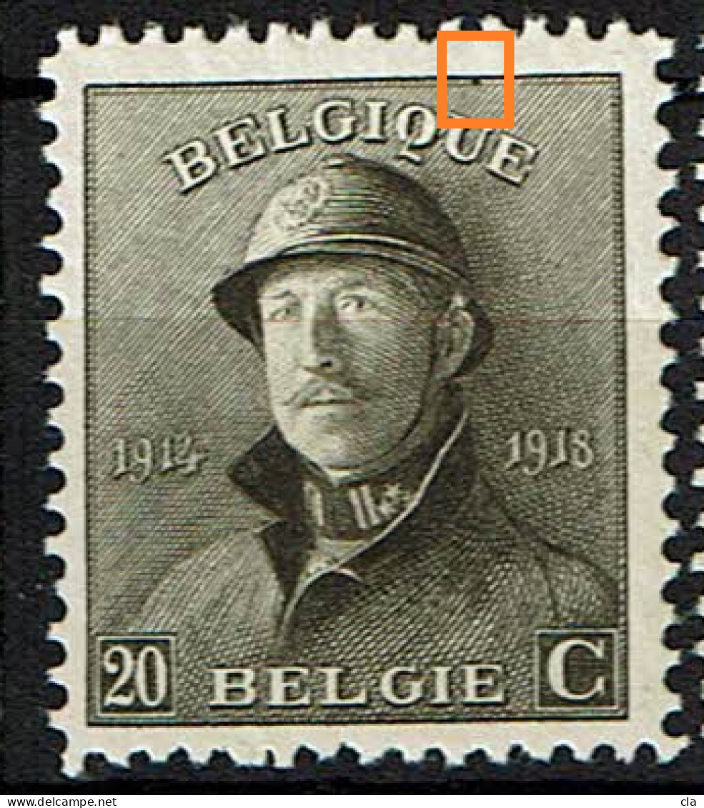 170  **  1914 Tache Cadre Sup. - 1901-1930