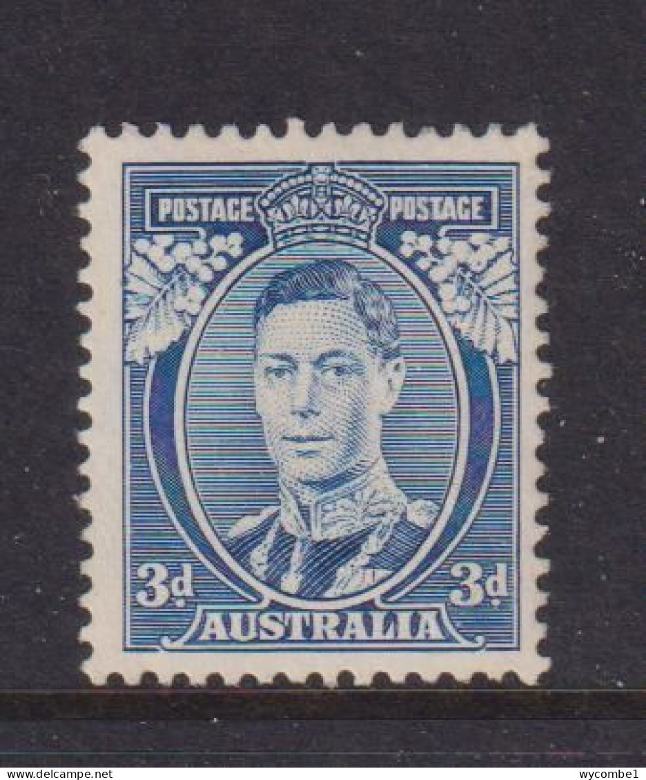 AUSTRALIA - 1937-38 George VI 3d Never Hinged Mint - Ongebruikt