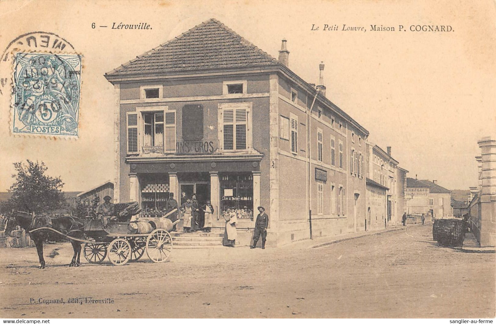 CPA 55 LEROUVILLE / LE PETIT LOUVRE / MAISON P.COGNARD - Otros & Sin Clasificación