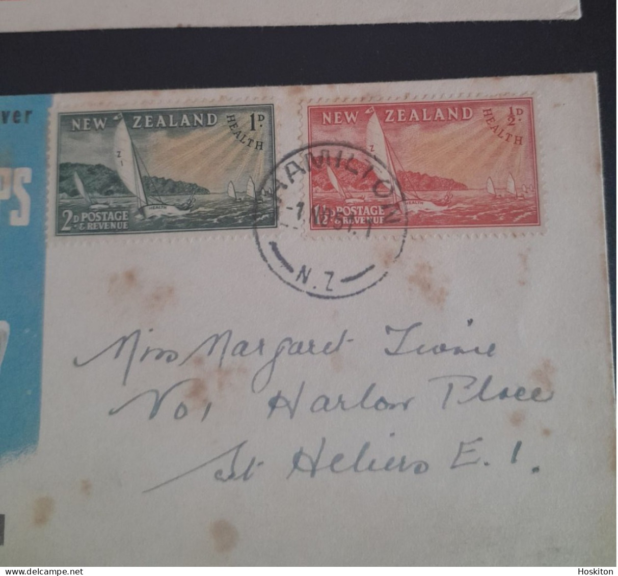 2 Oct 1950 ,1 Nov 1951 Health Stamps Send Children To Health Camps - Brieven En Documenten