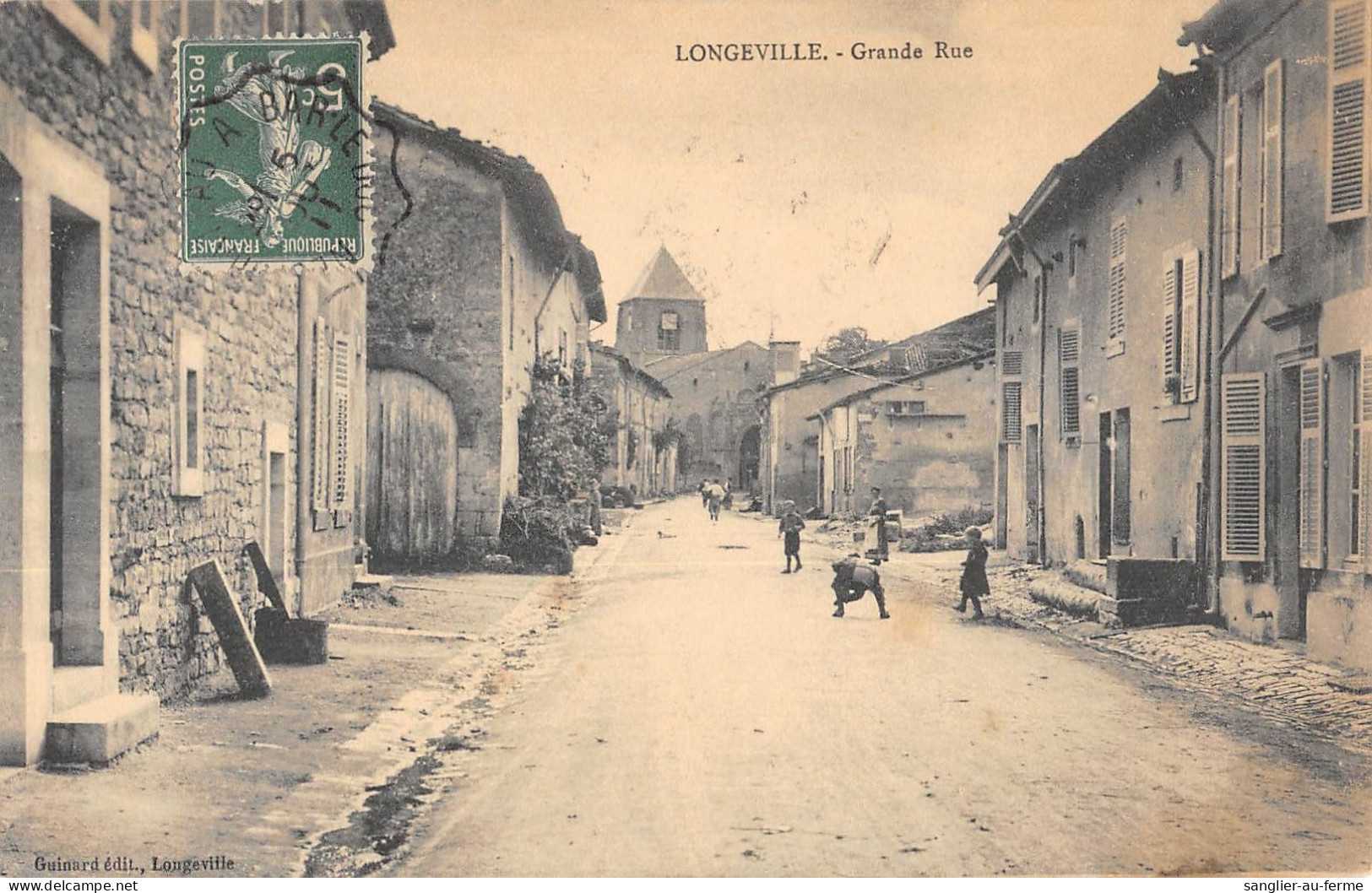 CPA 55 LONGEVILLE / GRANDE RUE - Autres & Non Classés