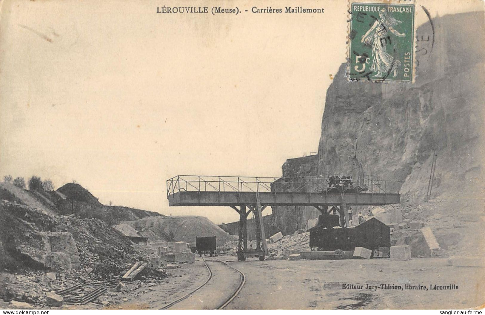 CPA 55 LEROUVILLE / CARRIERES MAILLEMONT - Autres & Non Classés