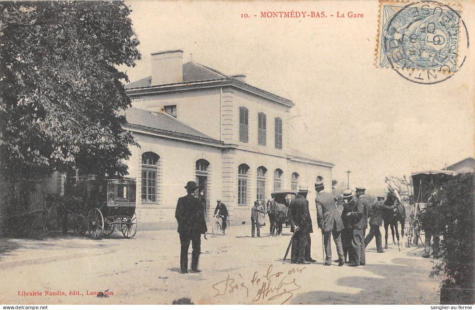 CPA 55 MONTMEDY LE BAS / LA GARE - Other & Unclassified