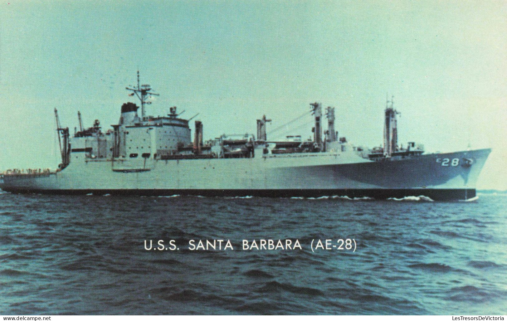 TRANSPORT - Bateaux - USS Santa Barbara (AE-28) - Carte Postale - Paquebots