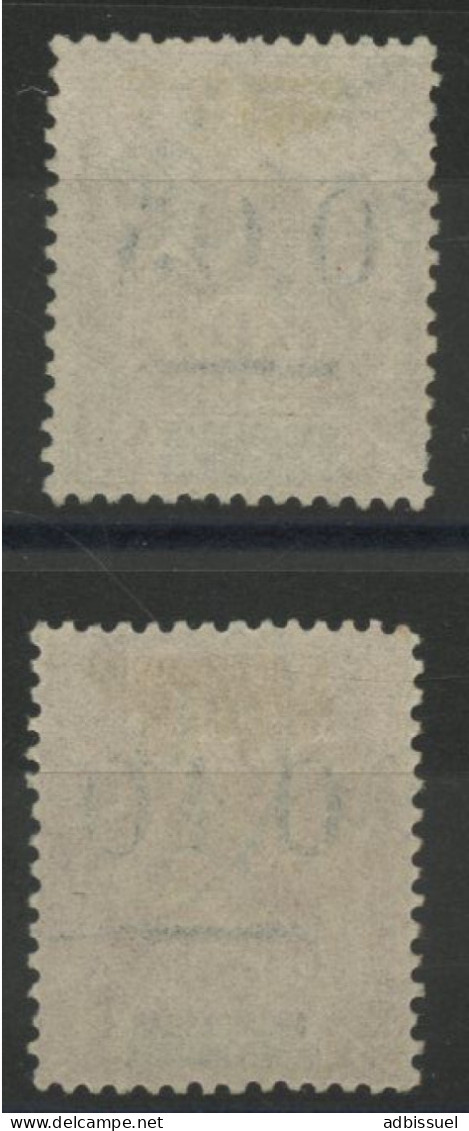 Madagascar N° 57 + 58 Surchargés Avec Un Gros Zéro. TB - Used Stamps