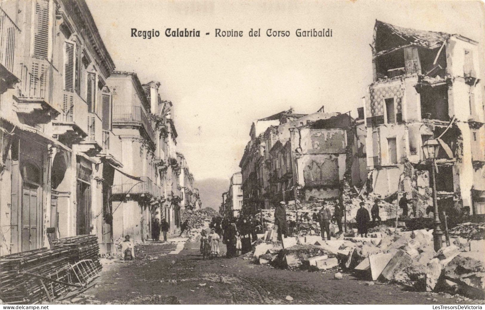 ITALIE - Reggio Calabria - Rovine Del Corso Garibaldi - Carte Postale Ancienne - Reggio Calabria