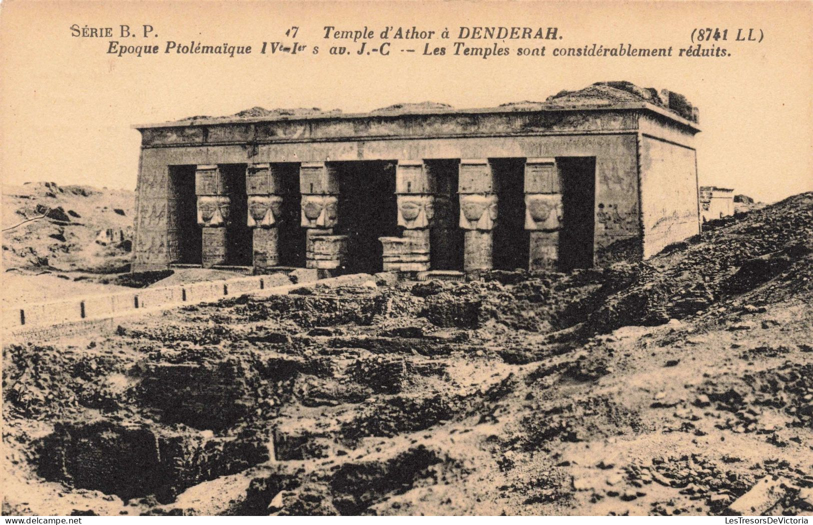 EGYPTE - Dendérah - Temple D'Hathor à  Dendérah - Époque Ptolémaïque - Carte Postale Ancienne - Qena