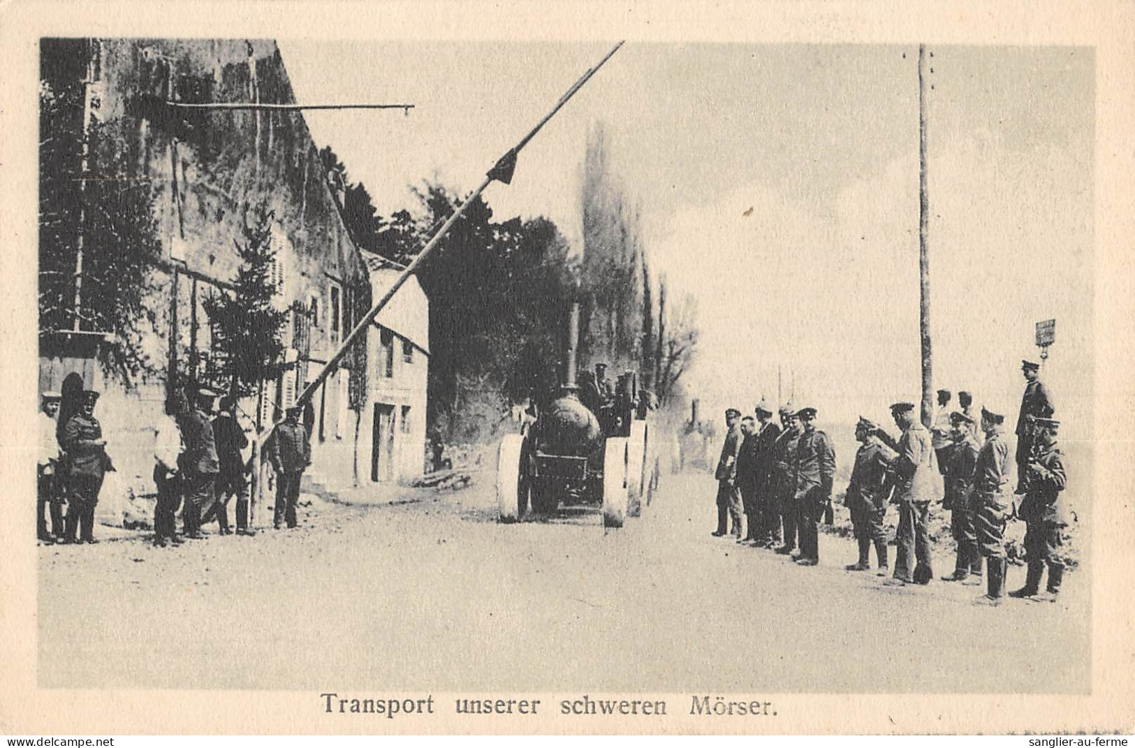 CPA 55 TRANSPORT UNSERER SCHWERREN MORSER - Autres & Non Classés