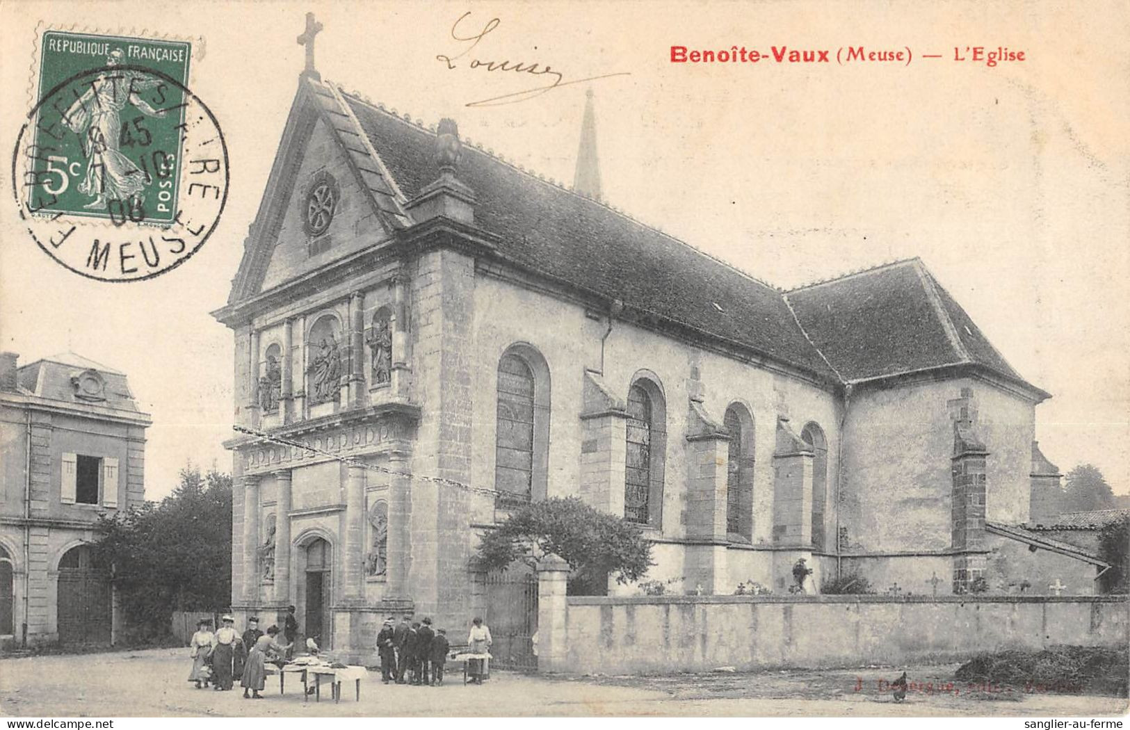 CPA 55 BENOITE VAUX / EGLISE - Other & Unclassified