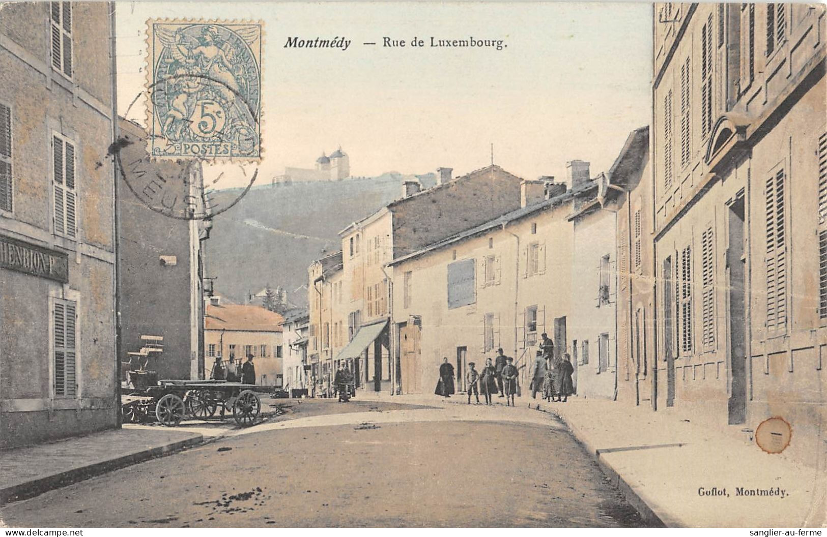 CPA 55 MONTMEDY / RUE DE LUXEMBOURG - Other & Unclassified