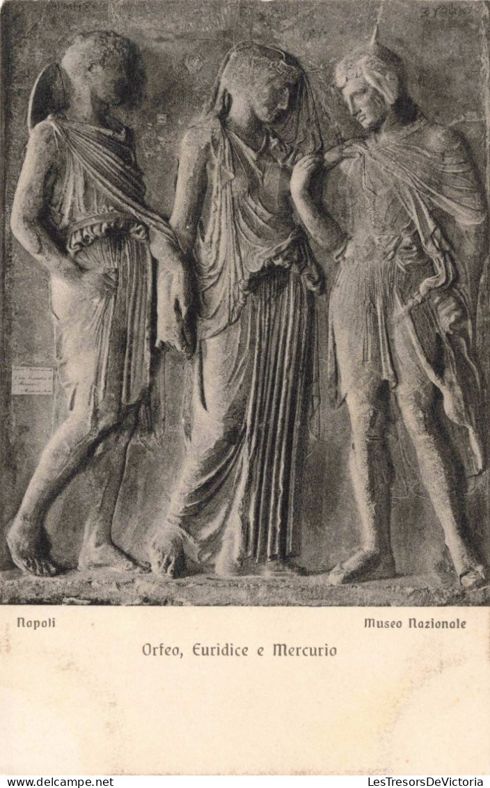 ITALIE - Napoli  - Orpheus - Eurydice - Hermes - Musée National - Carte Postale Ancienne - Napoli (Neapel)