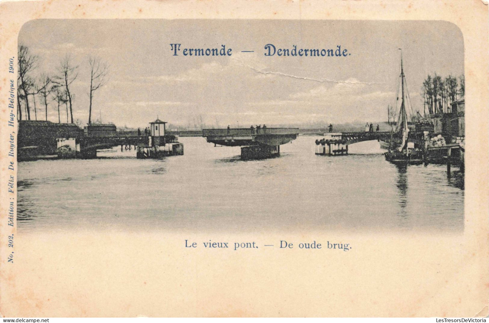 BELGIQUE - Termonde - Le Viex Pont - De Oude Brug. - Carte Postale Ancienne - Sonstige & Ohne Zuordnung
