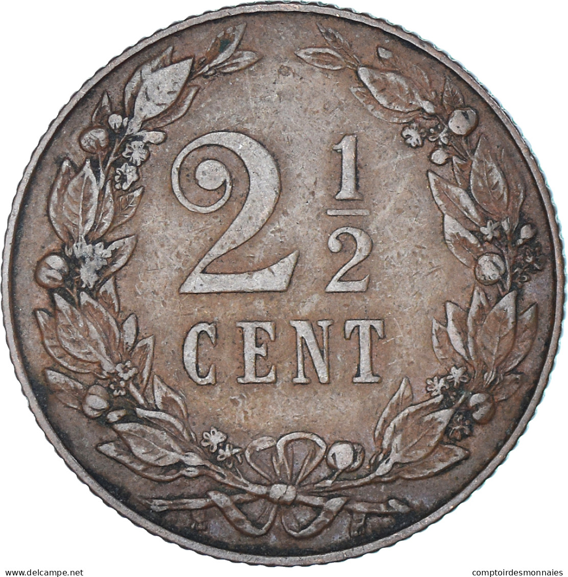 Monnaie, Pays-Bas, 2-1/2 Cent, 1904 - 2.5 Cent