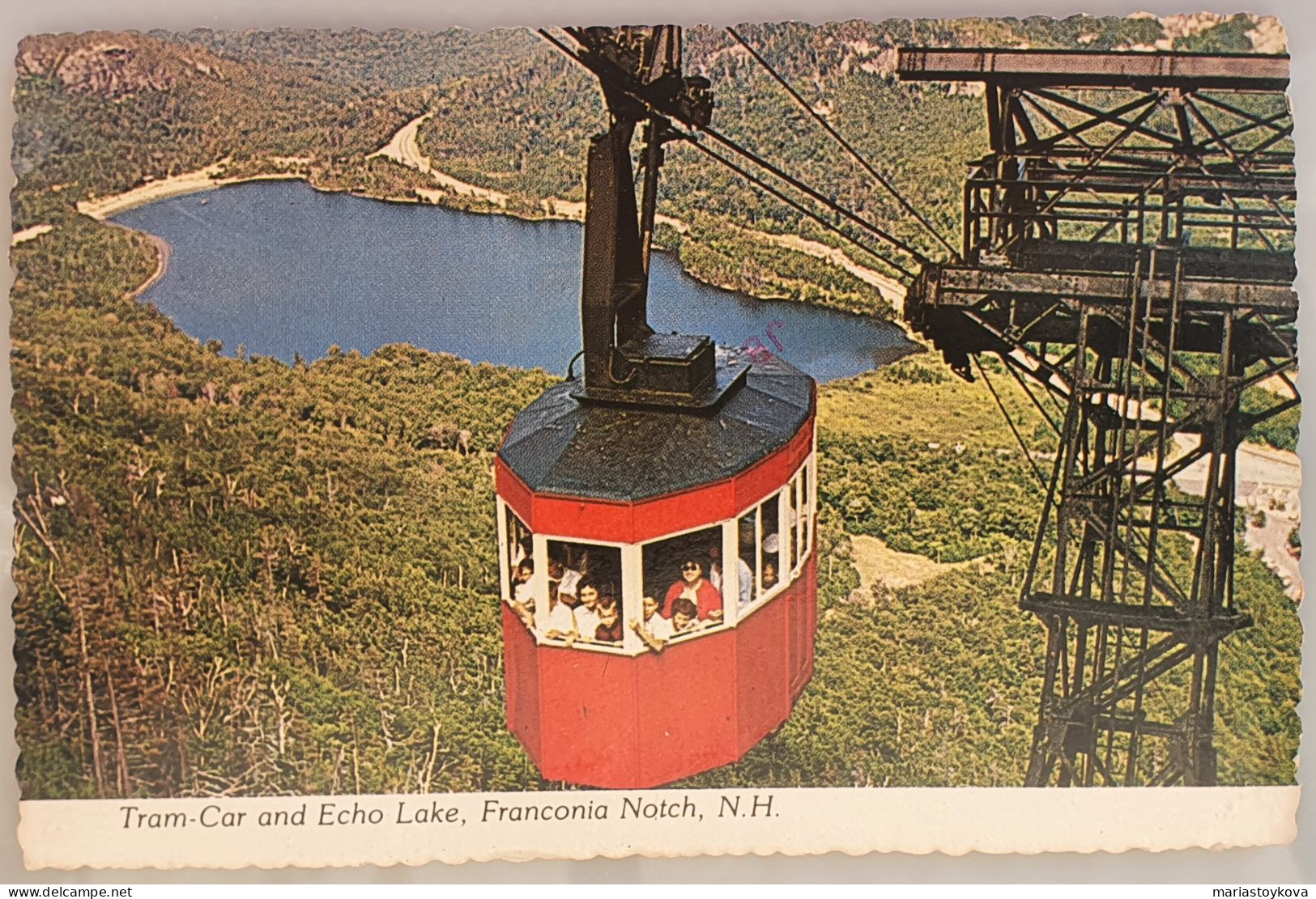 1982. USA. White Mountain.Tram- Car And Echo Lake. - White Mountains