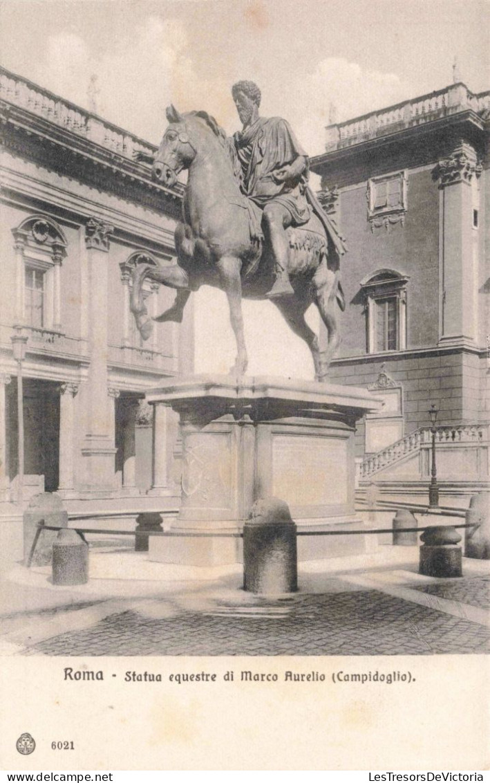 ITALIE - Rome  - Statue équestre De Marc Aurèle  - Carte Postale Ancienne - Andere Monumente & Gebäude