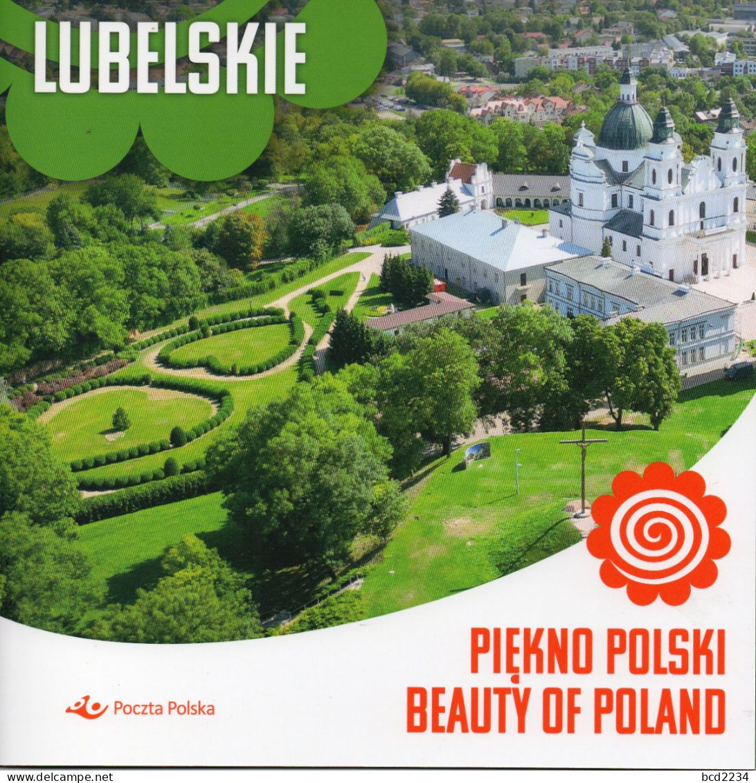 POLAND 2023 POST LIMITED EDITION PHILATELIC FOLDER: BEAUTY OF POLAND LUBELSKIE LUBLIN VOIVODESHIP ARCHITECTURE HORSES - Storia Postale