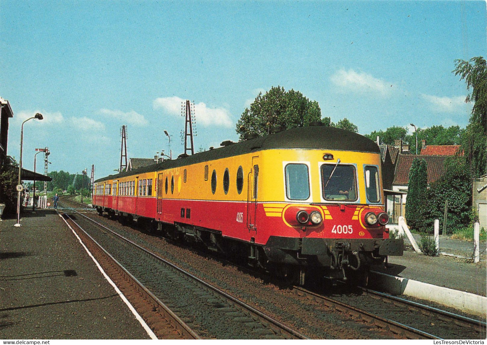 TRANSPORT - Trains - Autorail Diesel Triple SNCB Série 40 - Carte Postale - Eisenbahnen