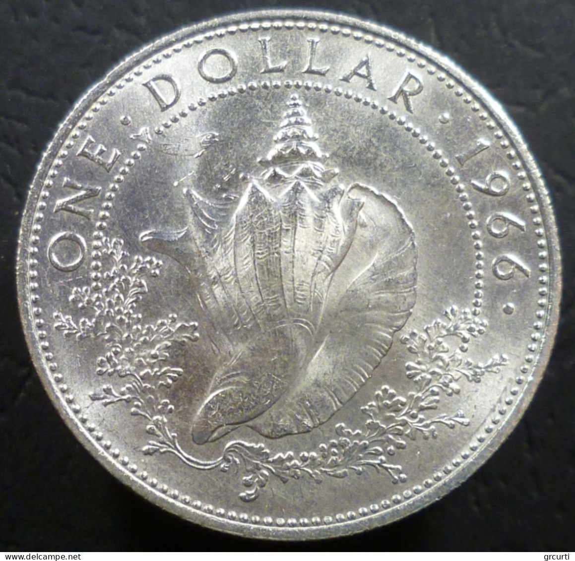 Bahamas - 1 Dollar 1966 - Conchiglia - KM# 8 - Bahamas