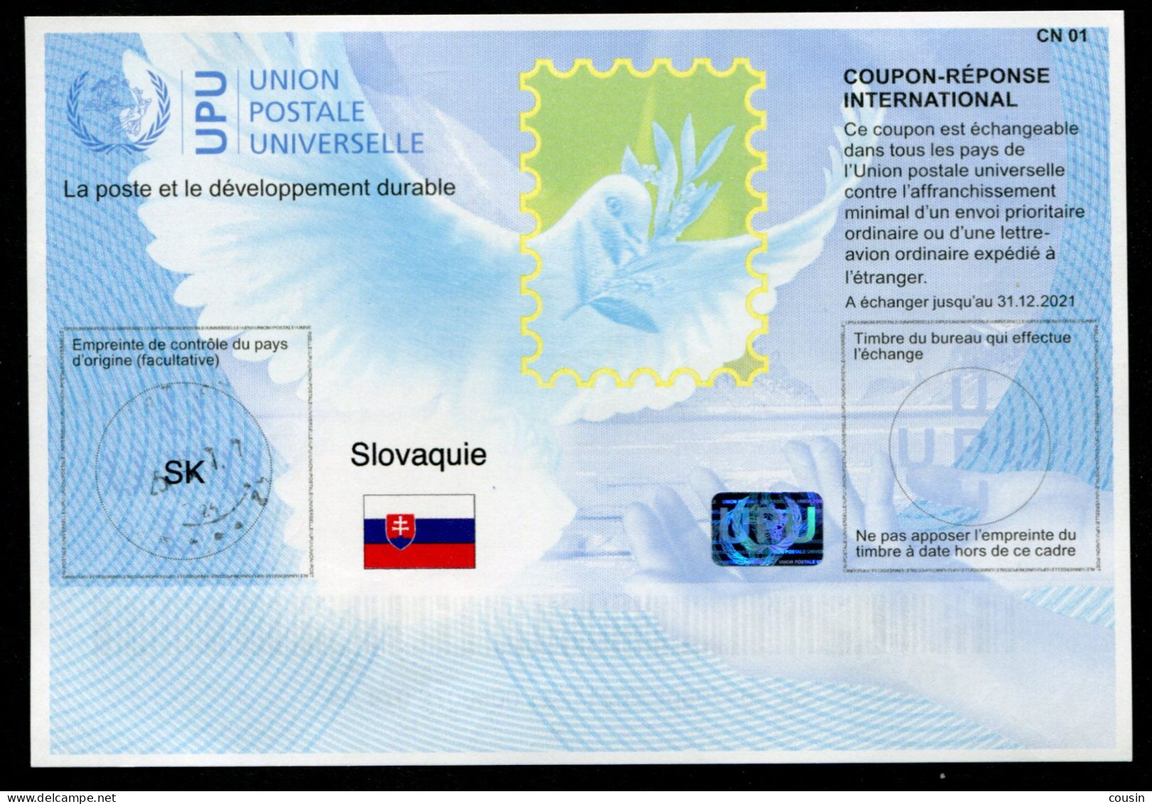 SLOVAQUIE  International Reply Coupon / Coupon Réponse International - Autres & Non Classés