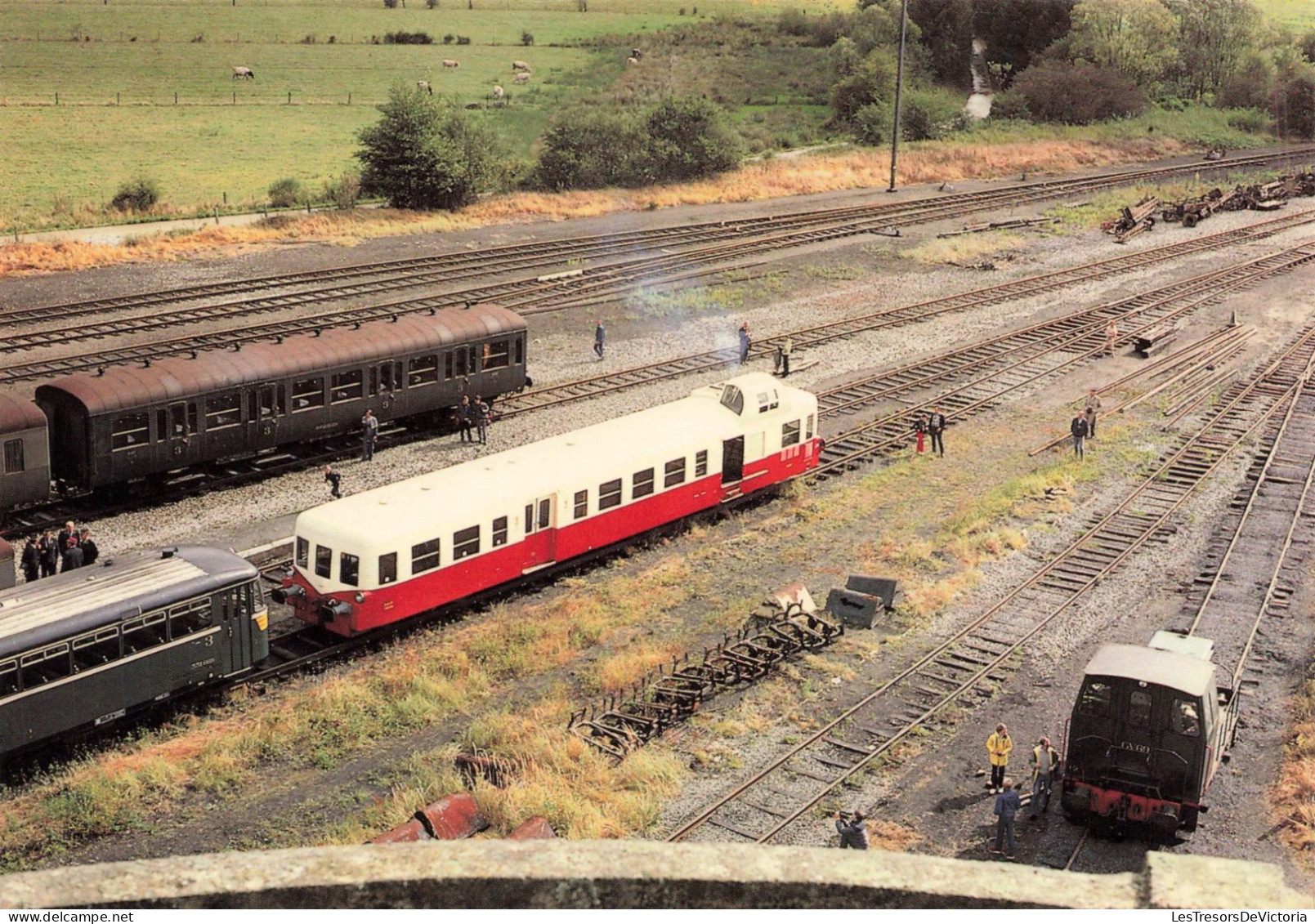 TRANSPORTS - Trains - Chemin De Fer A Vapeur Des 3 Vallées Ligne Mariembourg Treignes - Carte Postale - Treinen