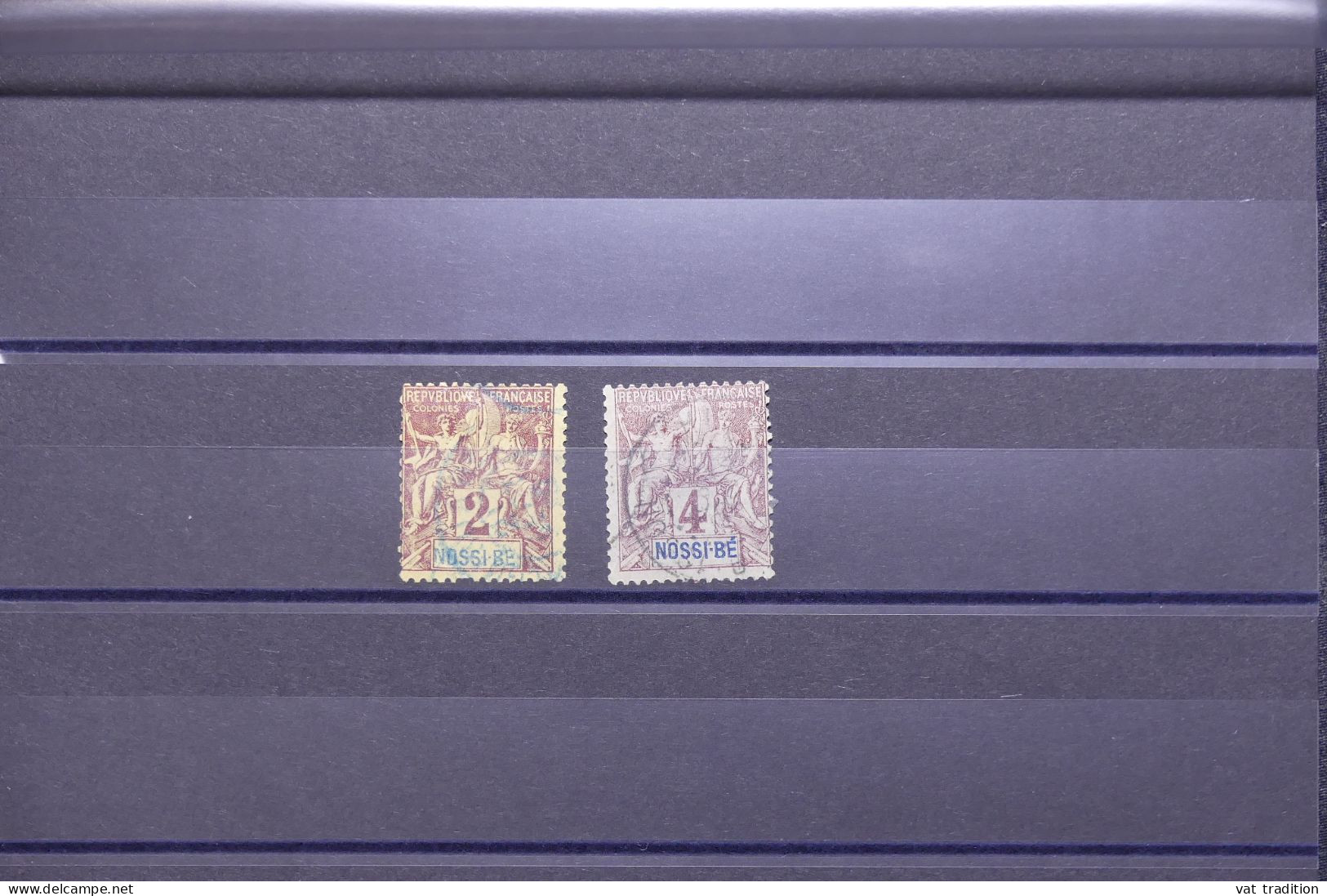 NOSSI BE - Type Groupe 2ct ( Variété Sans Accent Sur Nossi Bé) Et 4ct Oblitérés - L 146916 - Used Stamps