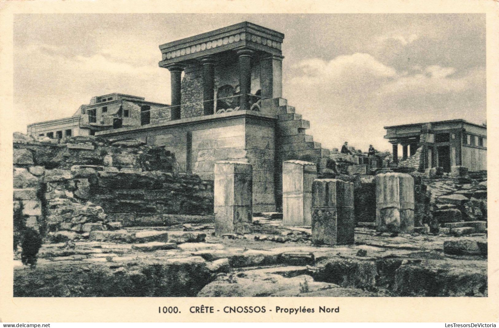 GRÈCE - Crête - Cnossos  - Propylées Nord -  Carte Postale Ancienne - Griechenland