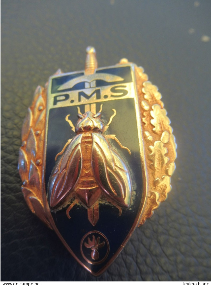 Insigne De P M S / Préparation Militaire Supérieure Avec Abeille Et Glaive /DRAGO Paris  /Début XXI éme Siécle    PUC66 - Altri & Non Classificati