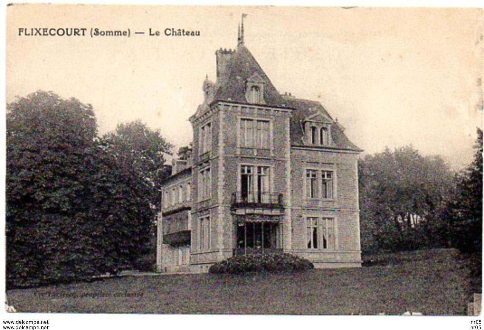 80 - FLIXECOURT - Le Chateau ( Somme ) - Flixecourt