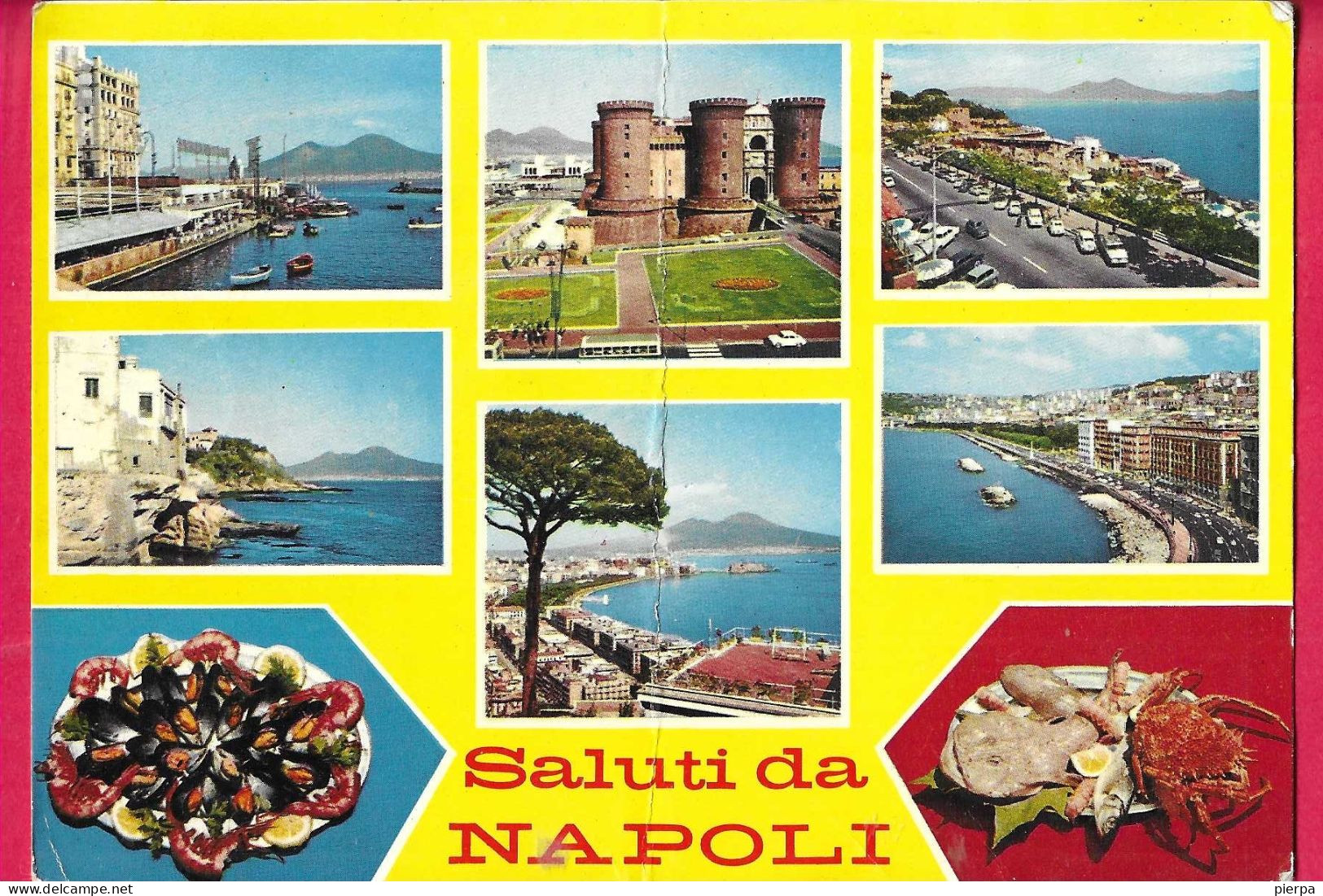 SALUTI DA NAPOLI - VIAGGIATA DA NAPOLI PER MILITARE 1967 - Souvenir De...