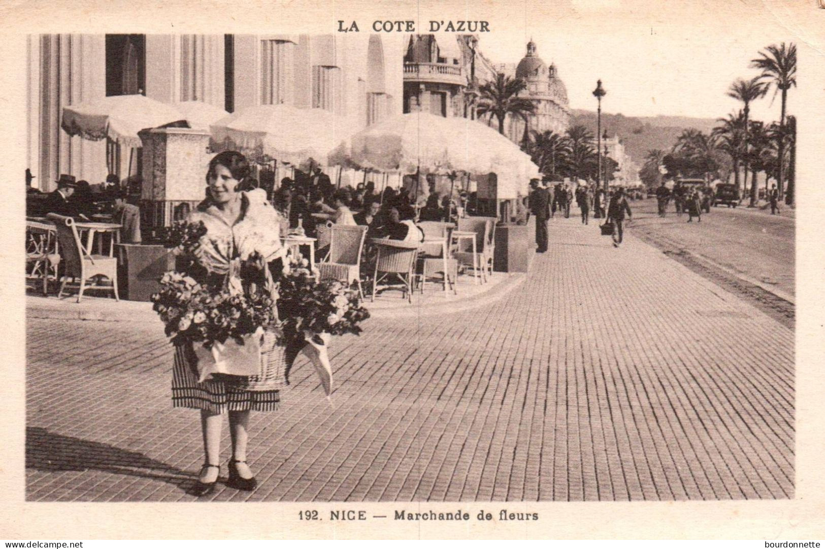 La Marchande De Fleurs.Nice - Petits Métiers