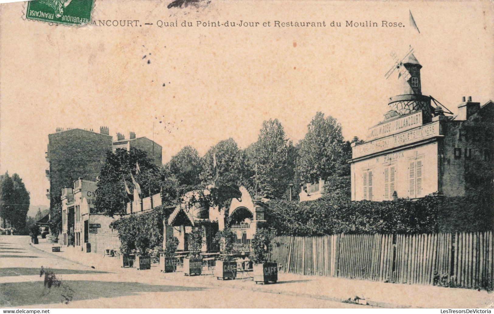 FRANCE - Elancourt - Quai Du Pont Du Jour Et Restaurant Du Moulin Rose - Carte Postale Ancienne - Elancourt