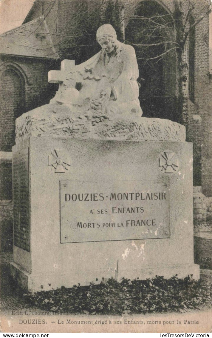 FRANCE - Douzies - Le Monument érigé à Ses Enfants Morts Pour La Patrie - Carte Postale Ancienne - Avesnes Sur Helpe