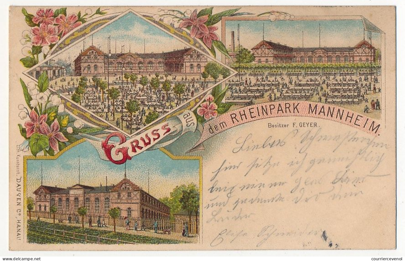 CPA - MANNHEIM (Allemagne) - Gruss Aus Dem Rheinpark Mannheim - Mannheim