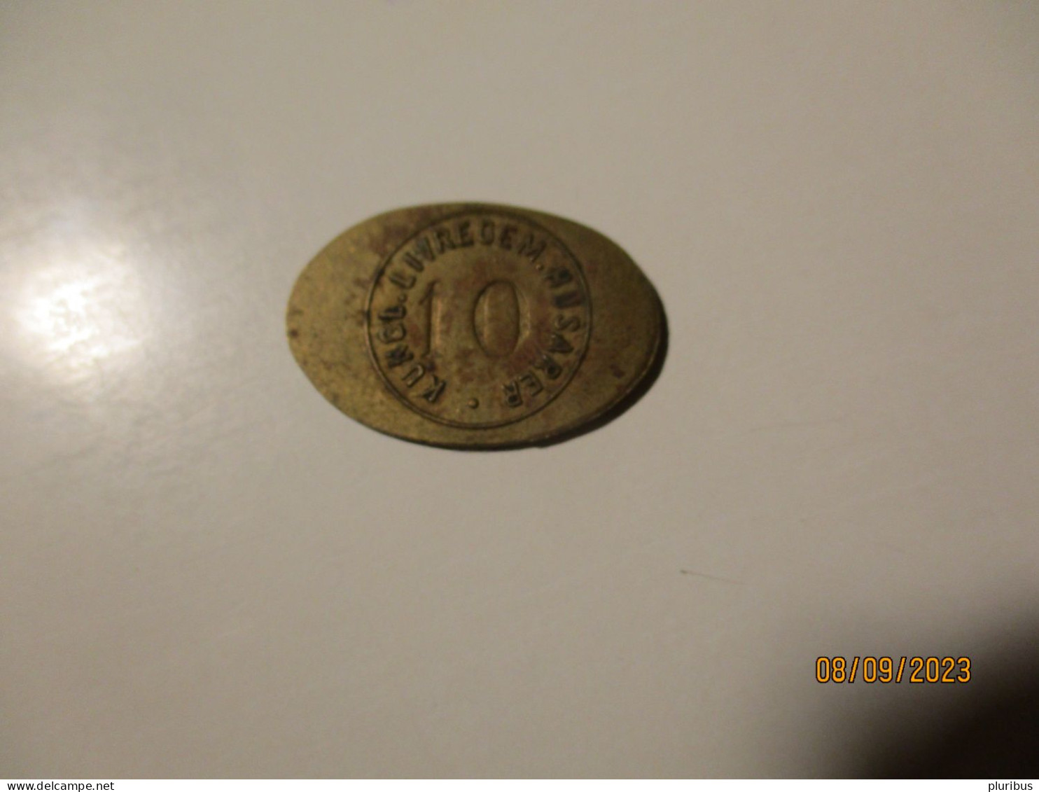 TOKEN 10 ÖRE SWEDEN KUNGL. LIVREGEM. HUSARER , SPORRONGS STOCKHOLM , 17-18 - Monarquía / Nobleza