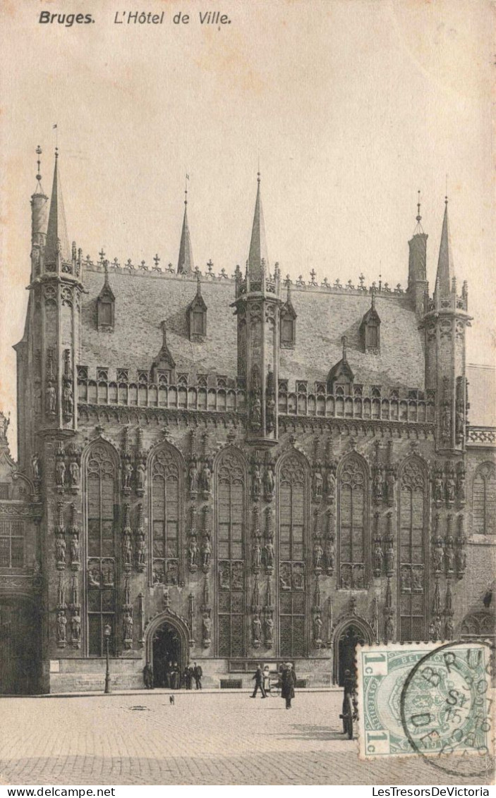 BELGIQUE - Bruges - L'Hôtel De Ville -  Carte Postale Ancienne - Brugge