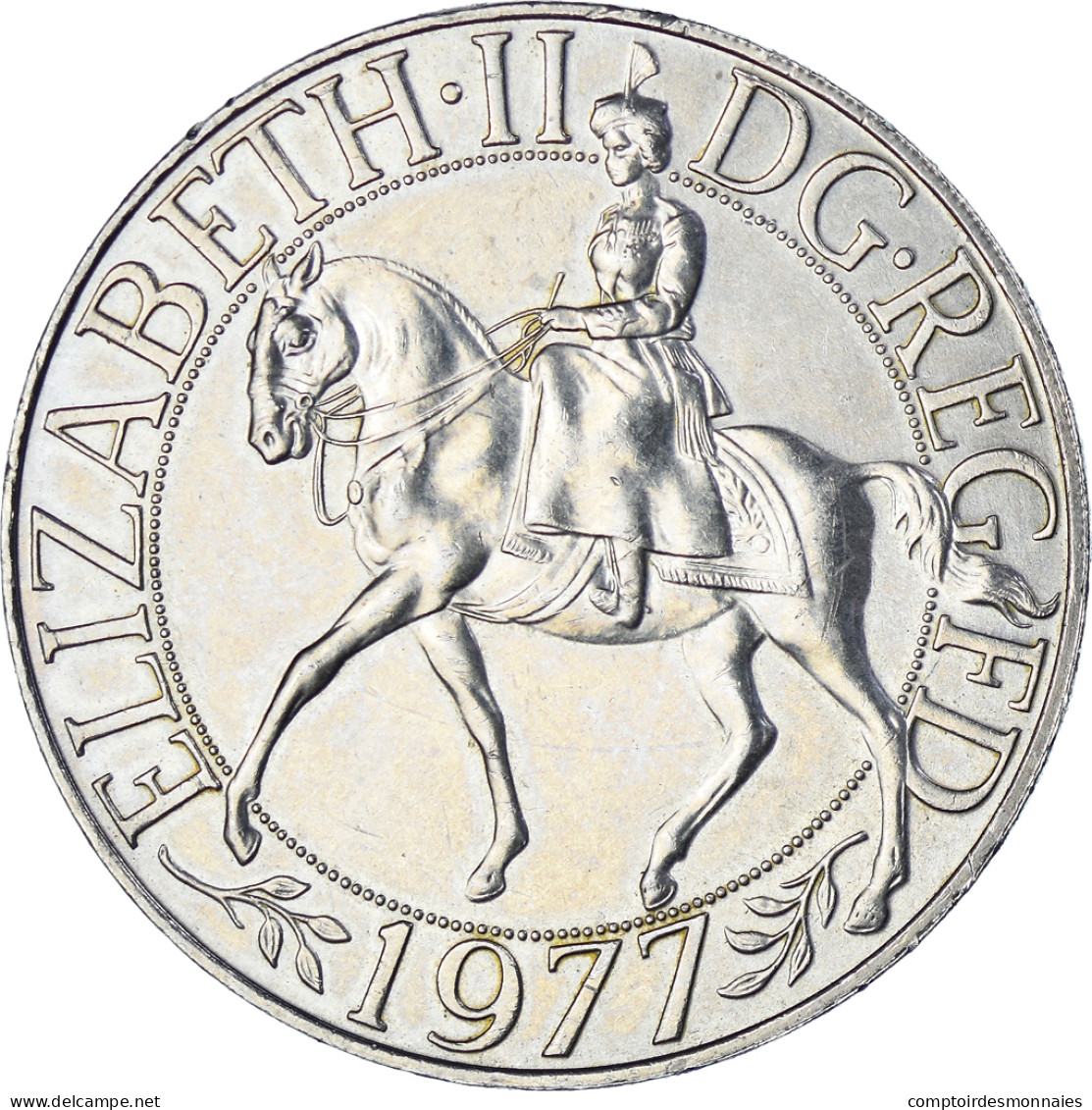 Grande-Bretagne, Crown, 1977 - L. 1 Crown