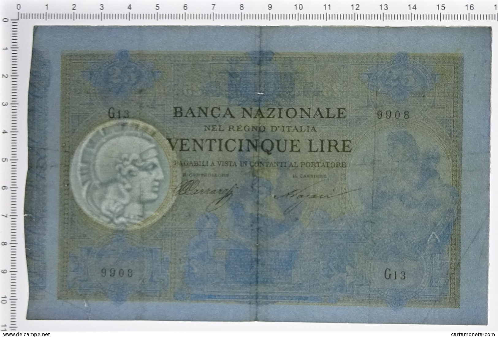 25 LIRE BANCA NAZIONALE NEL REGNO D'ITALIA NUOVO TIPO 18/01/1888 BB/SPL - Other & Unclassified