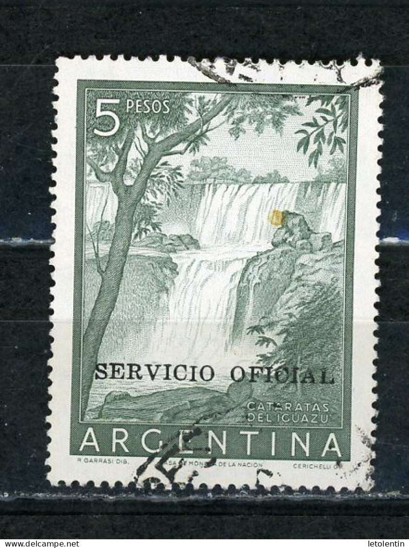 ARGENTINE - SERVICE - N° Yvert 392 Obli. - Oficiales