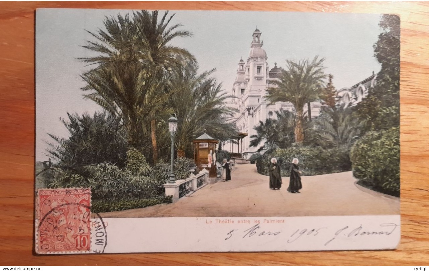 Monaco Pour Tunis 1905 - Lettres & Documents