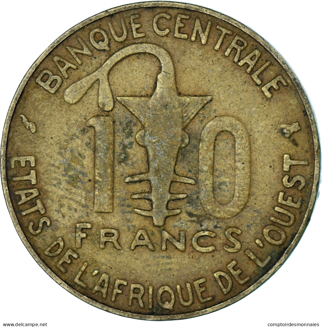 Monnaie, Communauté économique Des États De L'Afrique De L'Ouest, 10 Francs - Ivoorkust