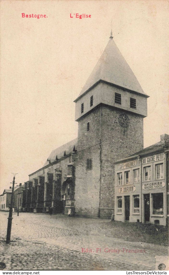 BELGIQUE - Luxembourg - Bastogne - L'Eglise - Carte Postale Ancienne - Bastenaken