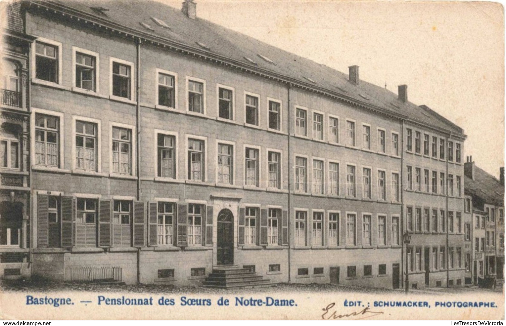 BELGIQUE - Luxembourg - Bastogne - Pensionnat Des Sœurs De Notre Dame - Carte Postale Ancienne - Bastenaken