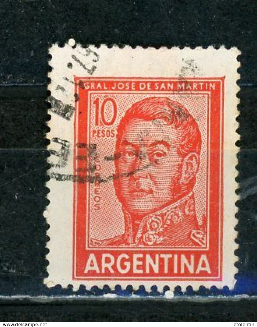 ARGENTINE: SAN MARTIN - N° Yvert 732 Obli. - Used Stamps