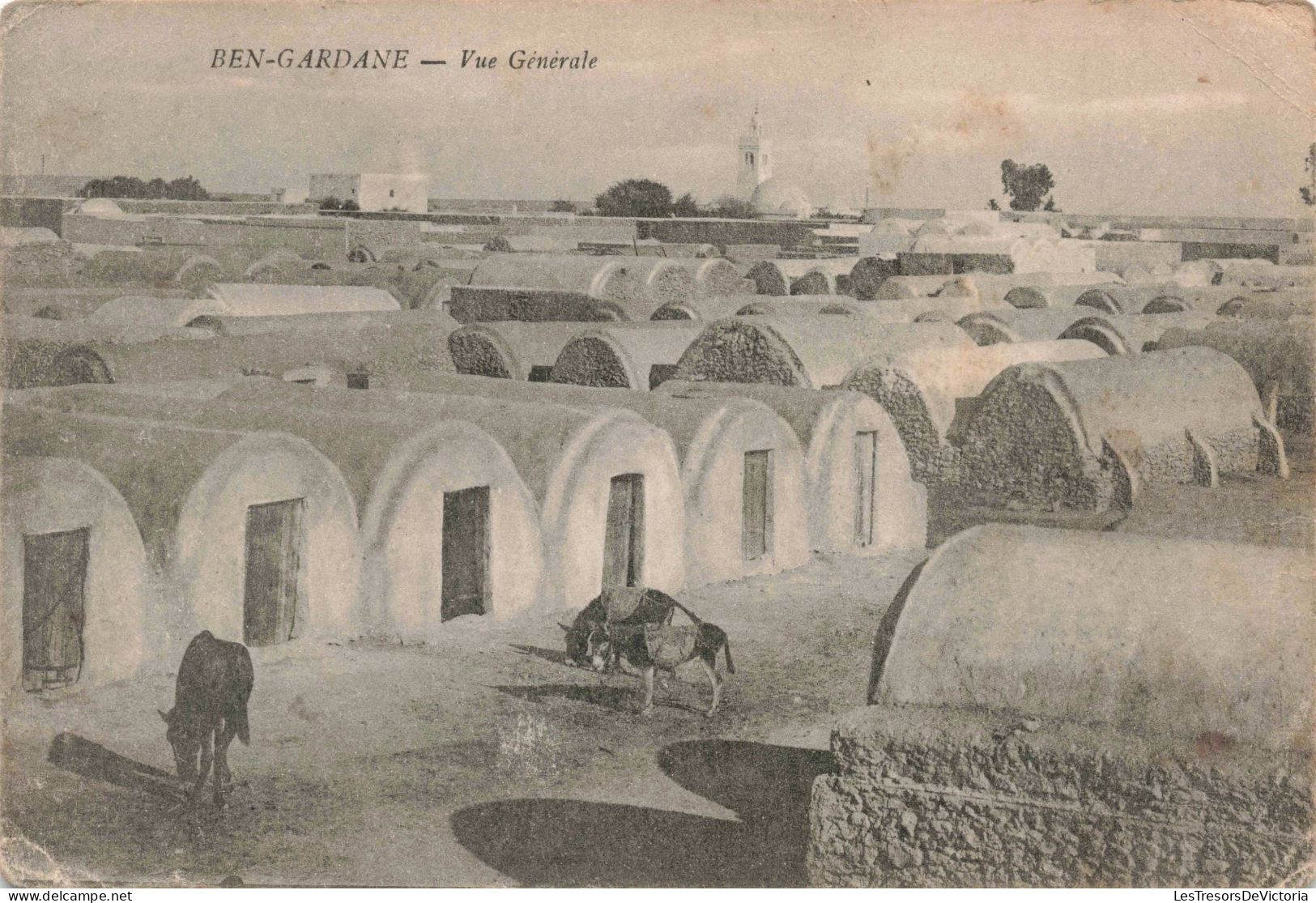 TUNISIE - Ben Gardane - Vue Générale -  Carte Postale Ancienne - Tunesien