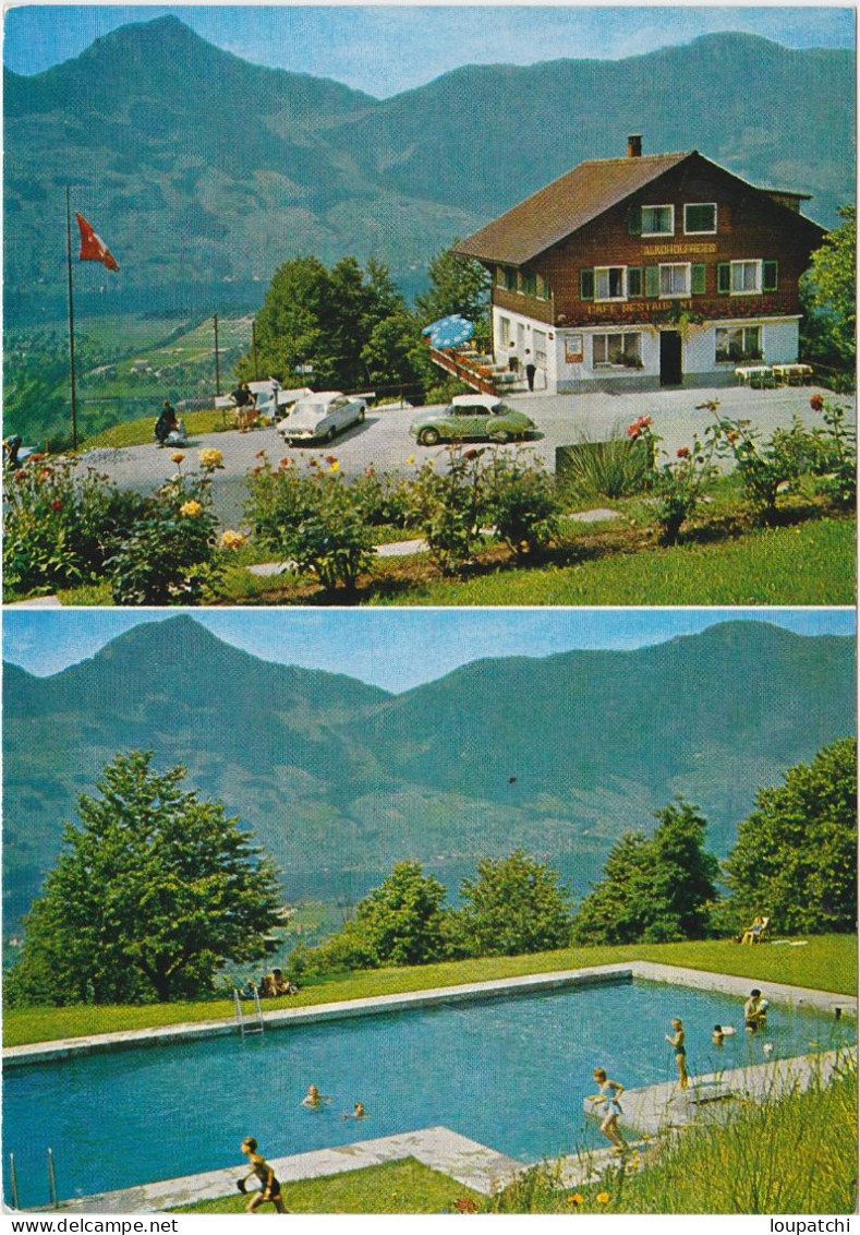 STEINEN SCHWYZ Café Restaurant Spiegelberg ( DKW 3=6  Ford 17M P3 ) - Steinen