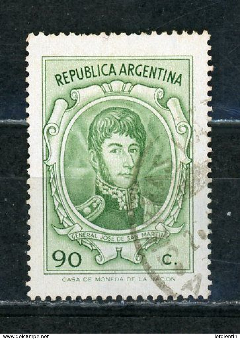 ARGENTINE: SAN MARTIN - N° Yvert 937 Obli. - Gebraucht