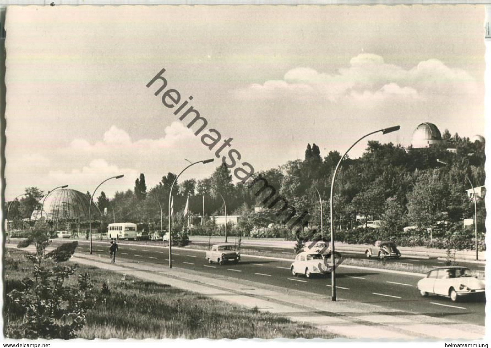 Berlin - Wilhelm Foerster Sternwarte Mit Planetarium - Foto-Ansichtskarte - Verlag Klinke & Co. Berlin - Schöneberg