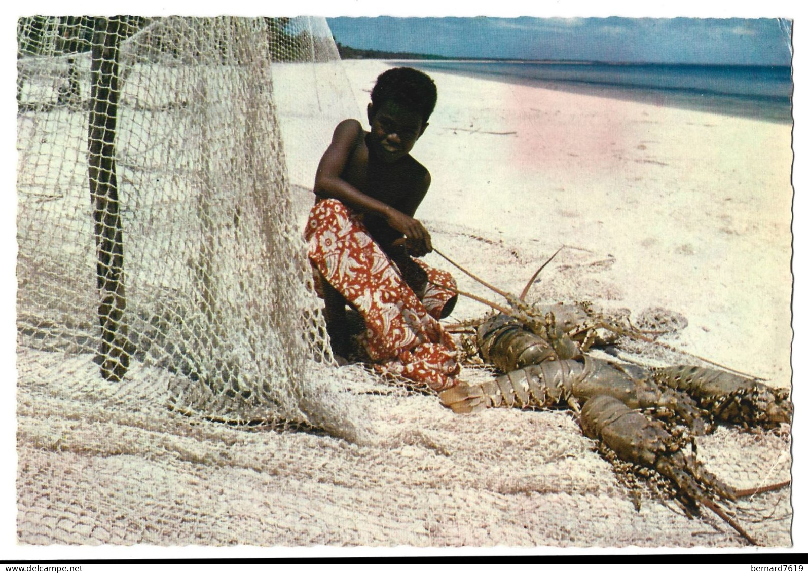 Nouvelle Caledonie  -  Iles  Loyaute  -  Ouvea -  Jeune Pecheur  De Langouste - Nouvelle Calédonie